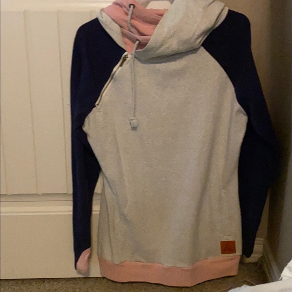 Ampersand ave double hoodie